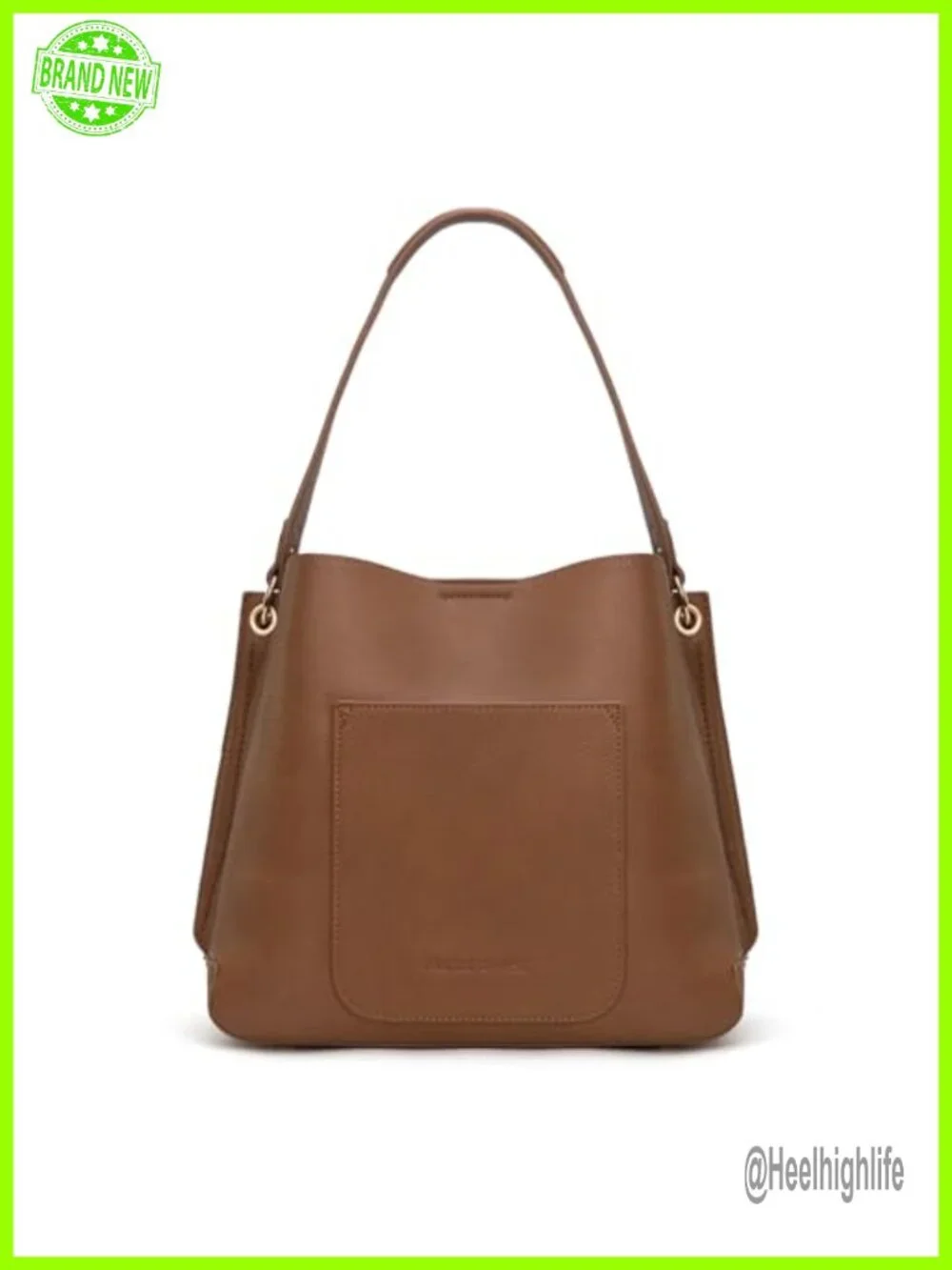 Soft PU Leather Medium Hobo Purse with Crossbody Strap